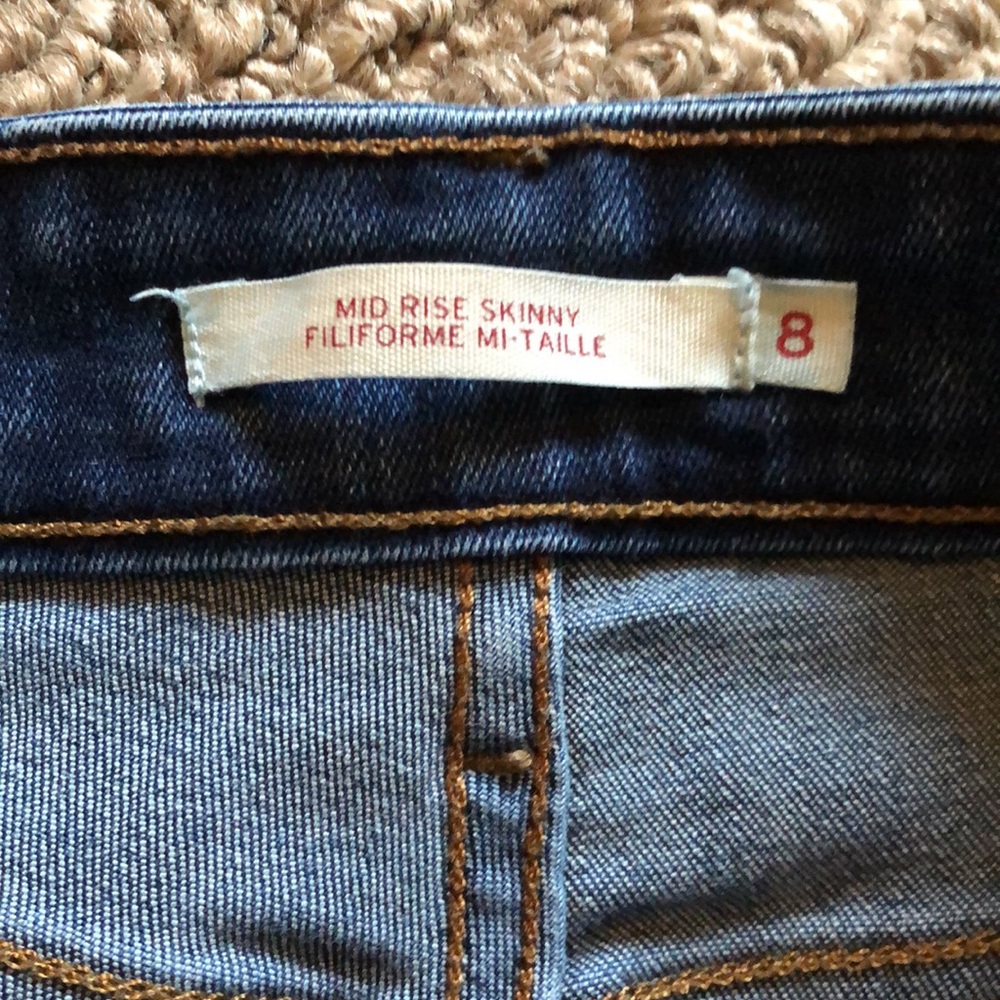 Levi’s Mid Rise Skinny Size 8 - Picture 2 of 5
